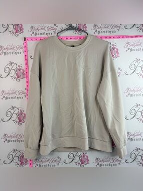 Lazy pants sweater very soft Classic Men's Crewneck Sweatshirt in Light Beige